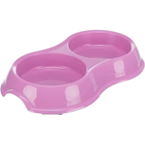 Cat Food Bowl Double Shape