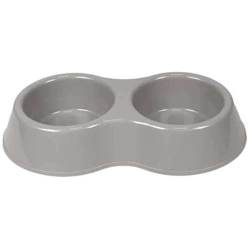 Cat Food Bowl Double Shape