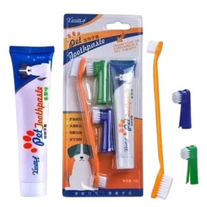 Cat Teeth Brush Set With Pest